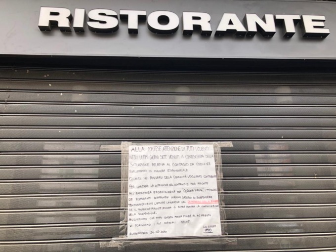 Emergenza Coronavirus: la decisione di alcuni ristoranti cinesi e giapponesi di Alessandria
