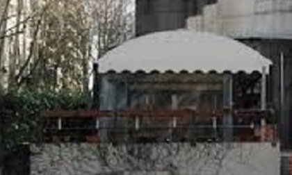 Alessandria, abbattuto il dehor dell’ex Bar Marini