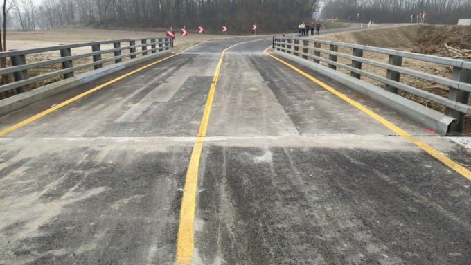 Capriata d’Orba: aperto ponte sul rio Albedosa