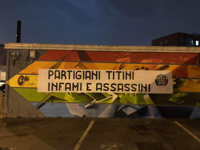 Giorno del Ricordo, striscioni di CasaPound in tutta Italia