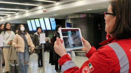 Aeroporti piemontesi, sorveglianza sanitaria per i passeggeri in arrivo dalla Cina