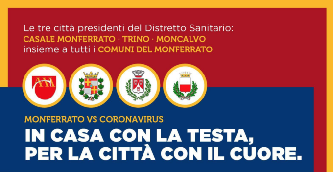 Casale Monferrato: raccolta fondi per emergenza coronavirus