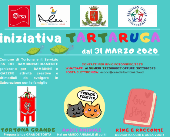 Tortona, l’iniziativa “Tartaruga”