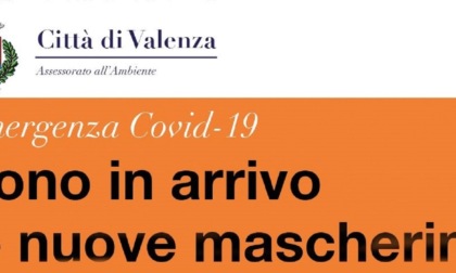 Valenza, cominciata la distribuzione delle mascherine