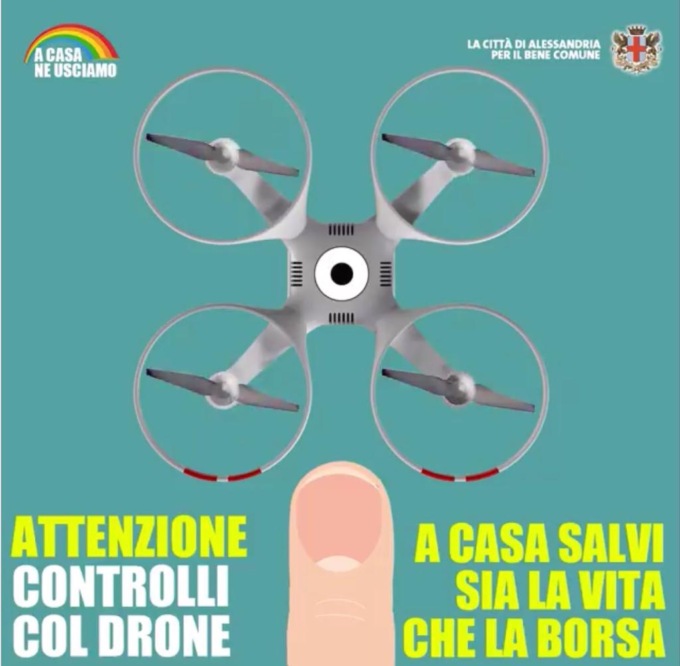 Alessandria: controlli anche con i droni