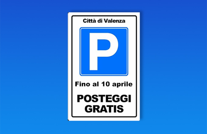 Valenza, posteggi gratuiti fino al 10 aprile