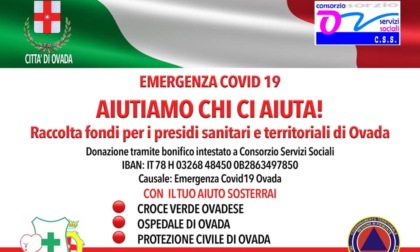 Ovada: raccolta fondi a favore dei presidi sanitari