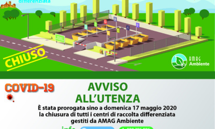 Amag Ambiente: proroga sino al 17 maggio delle misure di contenimento