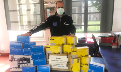 Coronavirus, Lavazza dona mascherine e guanti ad Anpas Piemonte