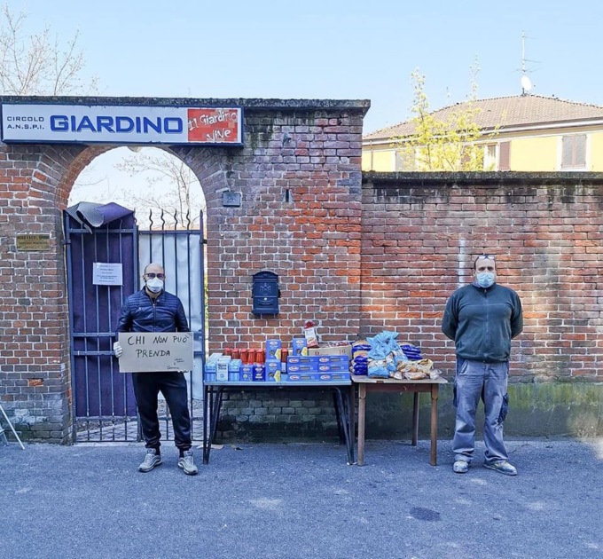 Pozzolo Formigaro: un banchetto con i beni di prima necessità