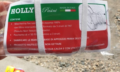 Castelnuovo Scrivia: una mascherina Holly gratis per famiglia