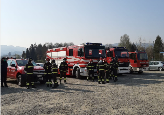 Acqui Terme: un presidio in omaggio agli operatori sanitari