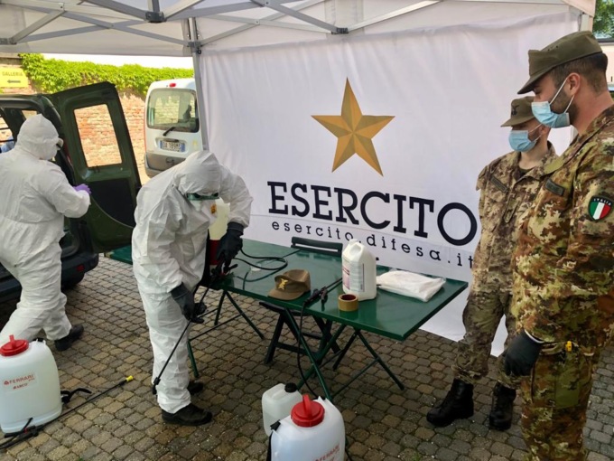 L’Esercito in provincia di Alessandria per sanificazione rsa