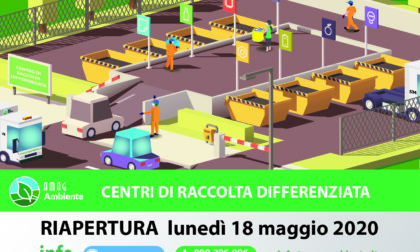 AMAG Ambiente: da lunedì 18 riaprono tutti i Centri di Raccolta differenziata