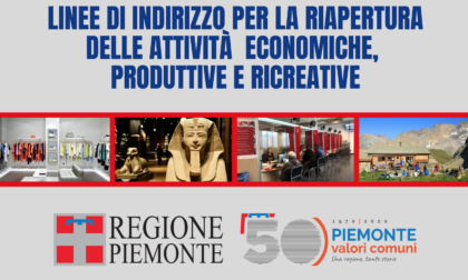 Piemonte: firmato il decreto regionale, linee guida per la ripartenza