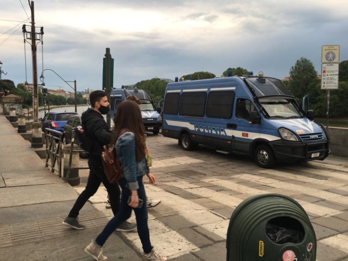 Torino, movida super blindata per secondo week-end post lockdown