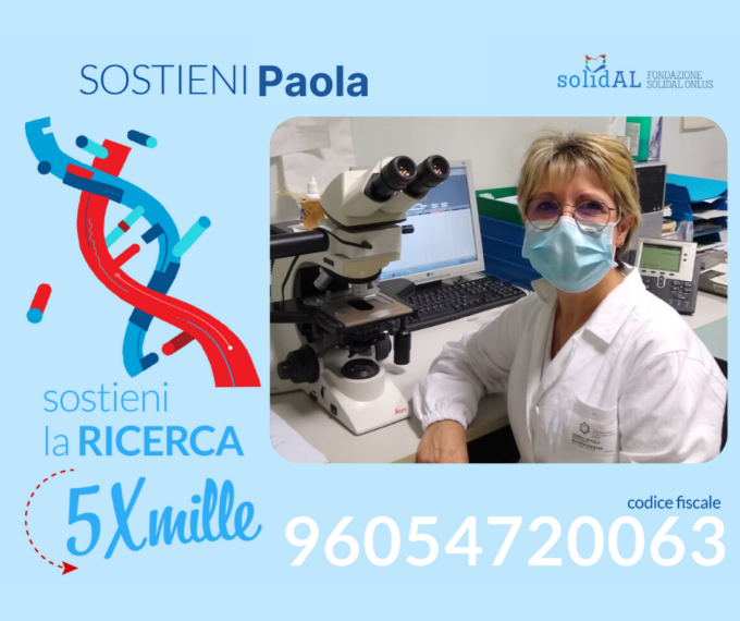 Il 5×1000 alla Fondazione Solidal per sostenere la ricerca