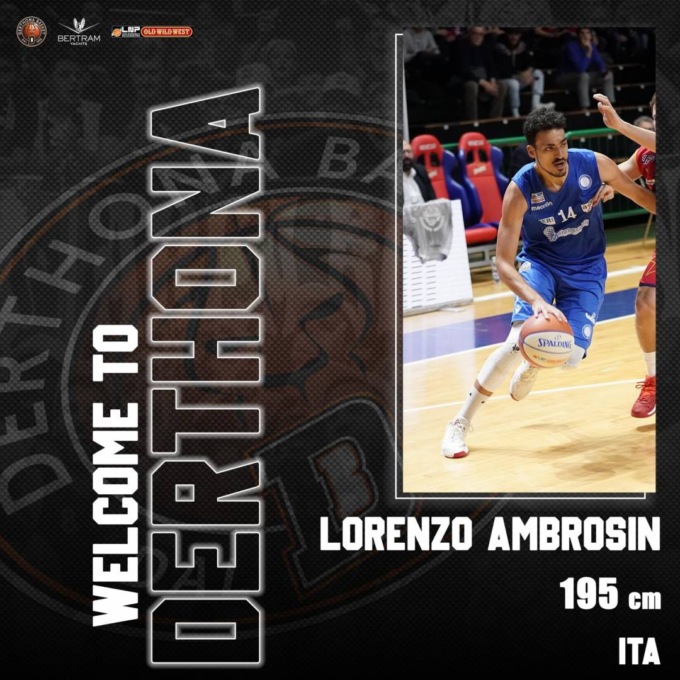 Derthona Basket: preso Lorenzo Ambrosin