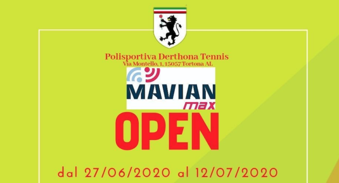 Derthona Tennis organizza il primo torneo “Mavian Max”