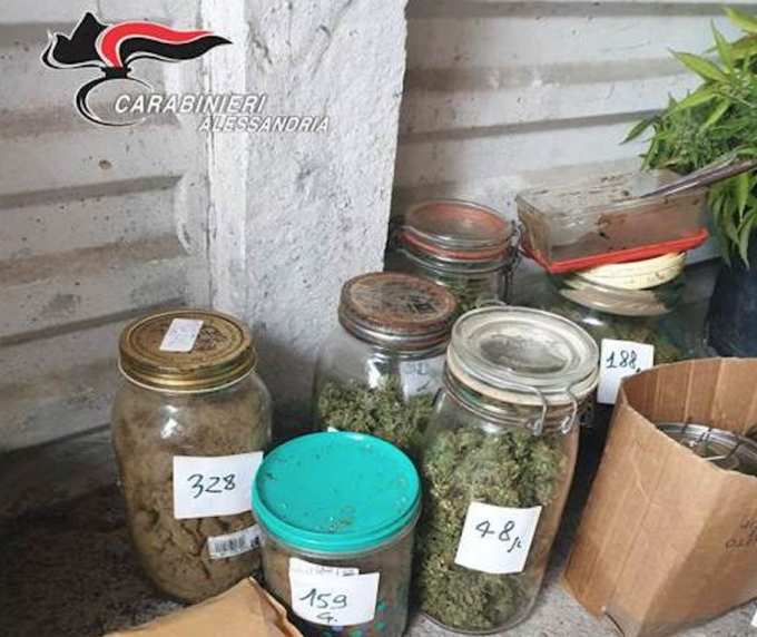 Sequestrati oltre 120 kg di droga a Lu e Cuccaro Monferrato