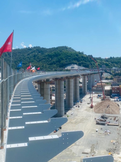 Ponte di Genova: test di collaudo positivi