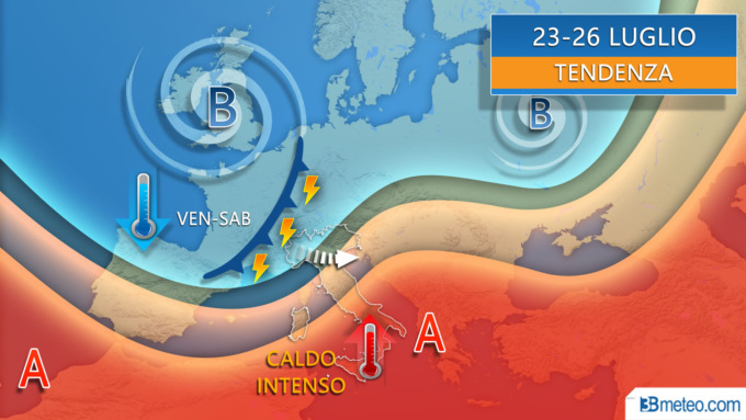 Meteo: nuovi temporali al Nord, allerta gialla in Piemonte