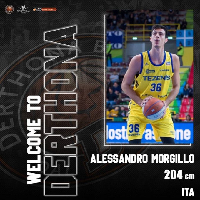 Basket, nuovo acquisto in casa Bertram Derthona: arriva il centro Alessandro Morgillo