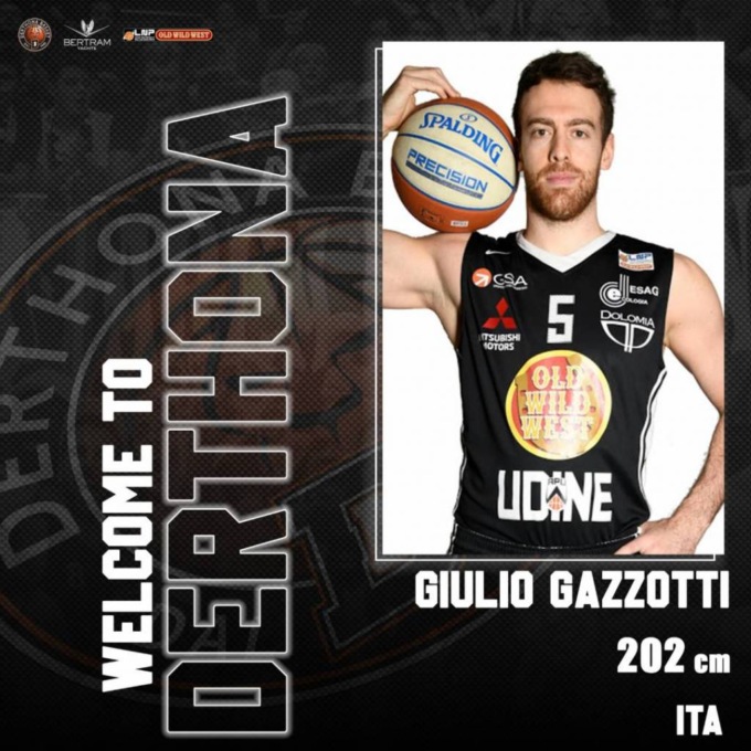 Derthona Basket, ingaggiata l’ala Giulio Gazzotti