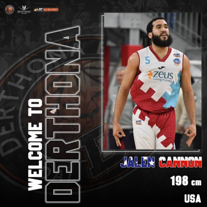 Derthona Basket: ufficiale l’arrivo di Jalen Cannon