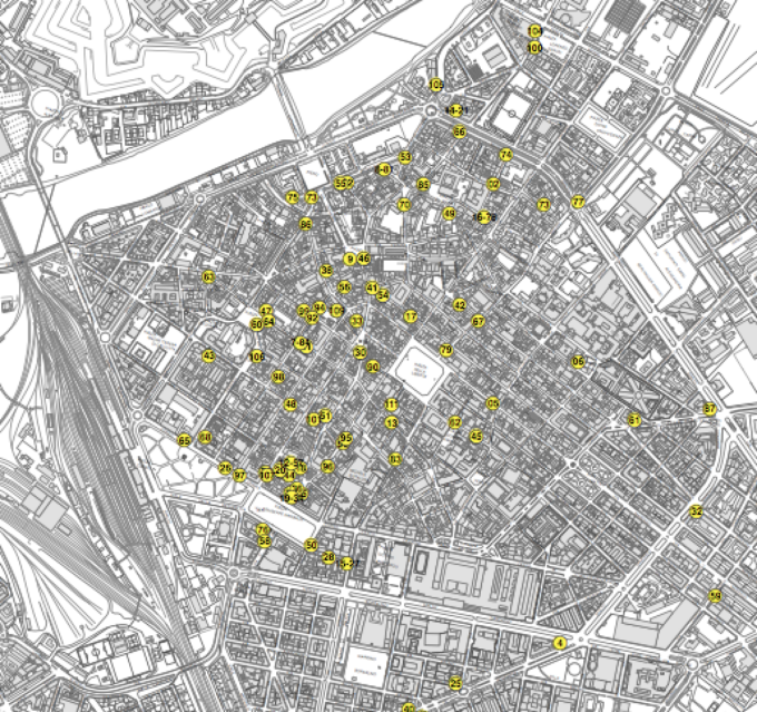 Alessandria: la mappa dei dehors temporanei
