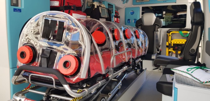 Alessandria, svelate 2 ambulanze per contenimento rischio biologico
