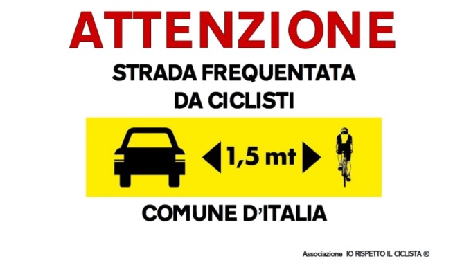 Tortona aderisce a campagna “Io rispetto il ciclista”