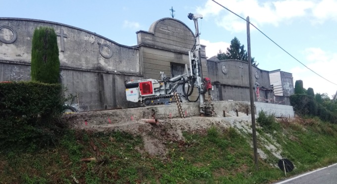 Mombello M.To: iniziati lavori su strada di accesso al cimitero di Pozzengo