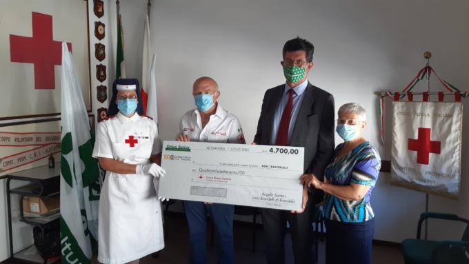 Alessandria: 4700 euro a Croce Rossa da Confagricoltura