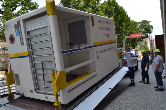 Ogr Torino, smontata struttura ospedaliera allestita ad inizio emergenza
