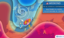 Meteo: nubifragi al nord nel weekend