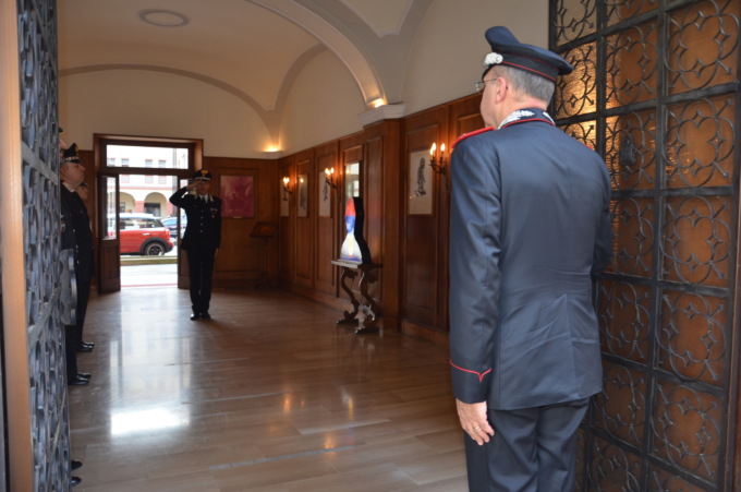 Alessandria: visita del Comandante Interregionale Carabinieri, Claudio Vincelli