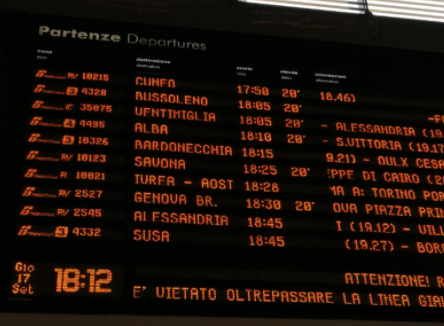 Treni, Torino – Alessandria: traffico ripreso regolarmente