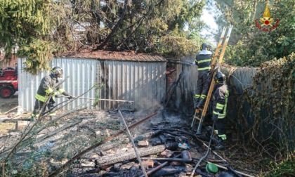 Astuti, incendiato capannone degli attrezzi