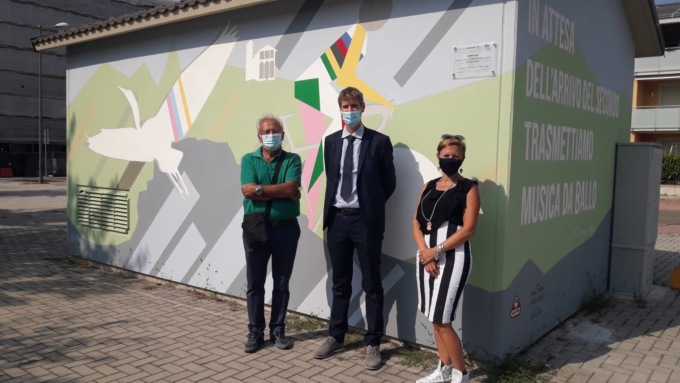 Novi Ligure: inaugurato murale ispirato a Fausto Coppi