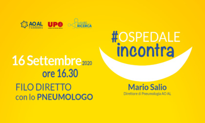 Alessandria, Ospedale Incontra: 16 Settembre appuntamento virtuale con lo Pneumologo