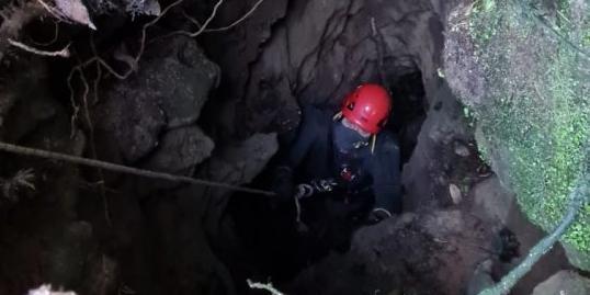 Lerici, Vigili del Fuoco soccorrono cane caduto in crepaccio