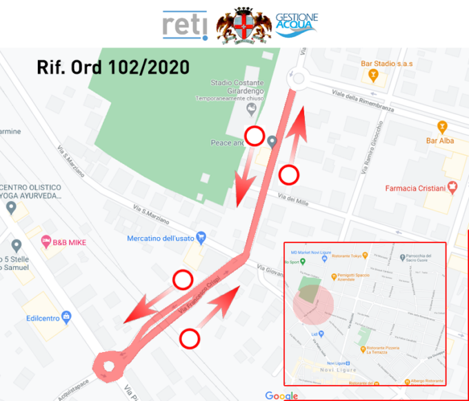 Novi Ligure: nuovi lavori di asfaltatura in via Crispi