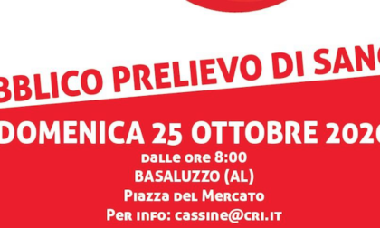 Basaluzzo: domenica la nuova raccolta di sangue in piazza