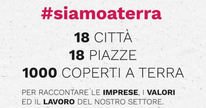 #siamoaterra: l’iniziativa di protesta di Confcommercio