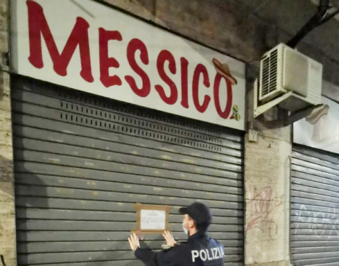 Torino: chiuso bar per 5 giorni, un arresto