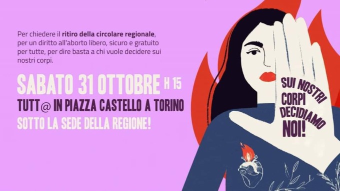 Aborto, limite accesso a RU486: presidio a Torino contro la circolare regionale