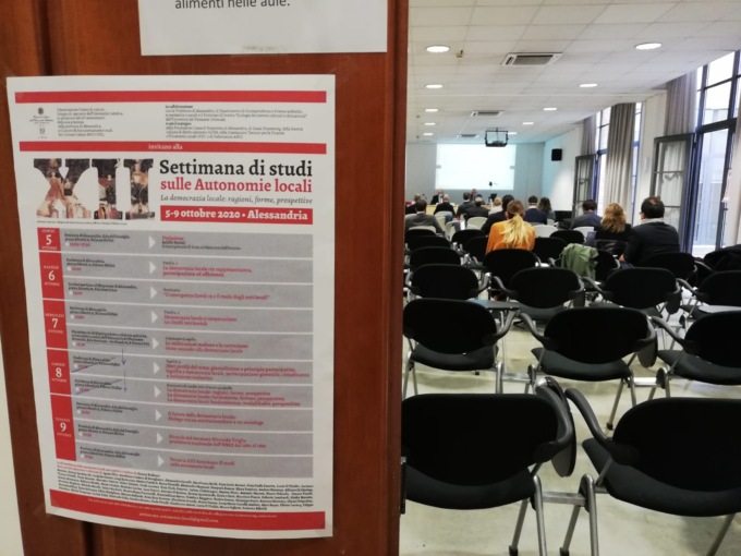 Alessandria: dedicata a “democrazia locale” la settimana sulle autonomie locali