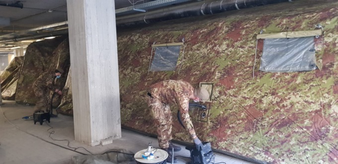 Rinforzi contro il Covid: in allestimento le tende da campo, anche ad Alessandria