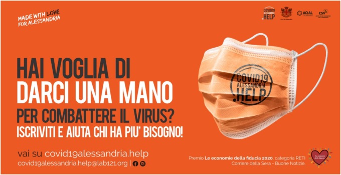 Covid19alessandria.help: arriva il supporto medico e psicologico gratuito